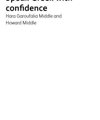 خرید و دانلود نسخه کامل کتاب Speak Greek with Confidence with Three Audio CDs: A Teach Yourself Guide (TY: Conversation)