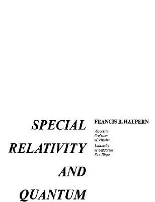خرید و دانلود نسخه کامل کتاب Special relativity and quantum mechanics
