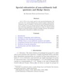 خرید و دانلود نسخه کامل کتاب Special subvarieties of non-arithmetic ball quotients and Hodge theory