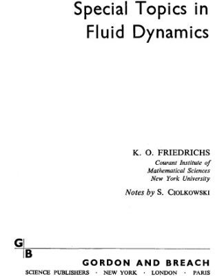 خرید و دانلود نسخه کامل کتاب Special topics in fluid dynamics