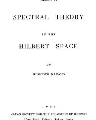 خرید و دانلود نسخه کامل کتاب Spectral theory in the Hilbert space