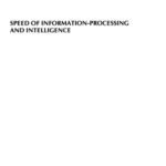 خرید و دانلود نسخه کامل کتاب Speed of Information-Processing and Intelligence