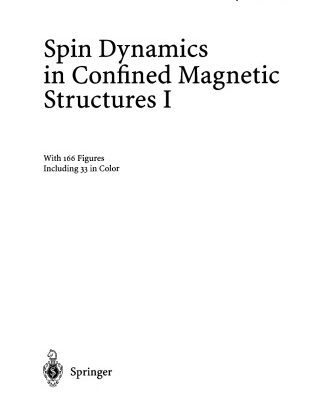 خرید و دانلود نسخه کامل کتاب Spin Dynamics in Confined Magnetic Structures I