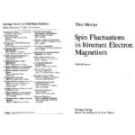 خرید و دانلود نسخه کامل کتاب Spin fluctuations in itinerant electron magnetism