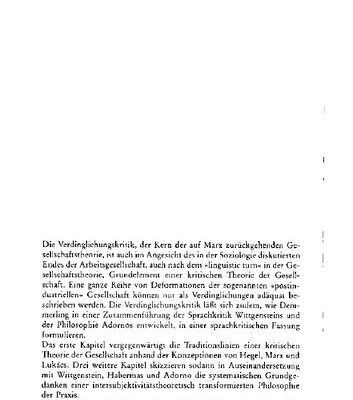 خرید و دانلود نسخه کامل کتاب Sprache und Verdinglichung. Wittgenstein, Adorno und das Projekt einer kritischen Theorie