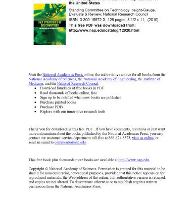 خرید و دانلود نسخه کامل کتاب S&T Strategies of Six Countries: Implications for the United States