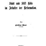 خرید و دانلود نسخه کامل کتاب Stadt und Stift Köln im Zeitalter der Reformation