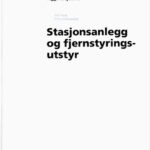 خرید و دانلود نسخه کامل کتاب Stasjonsanlegg og fjernstyringsutstyr