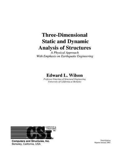 خرید و دانلود نسخه کامل کتاب Static and Dynamic Analysis of Structures: A Physical Approach with Emphasis on Earthquake Engineering_68bd4ce6bbc88.jpeg خرید و دانلود نسخه کامل کتاب Static and Dynamic Analysis of Structures: A Physical Approach with Emphasis on Earthquake Engineering