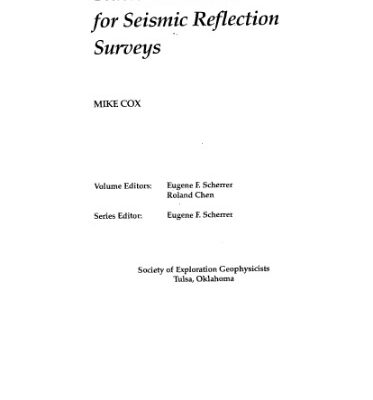 خرید و دانلود نسخه کامل کتاب Static Corrections for Seismic Reflection Surveys