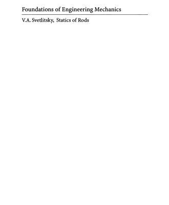 خرید و دانلود نسخه کامل کتاب Statics of Rods