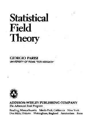 خرید و دانلود نسخه کامل کتاب Statistical field theory