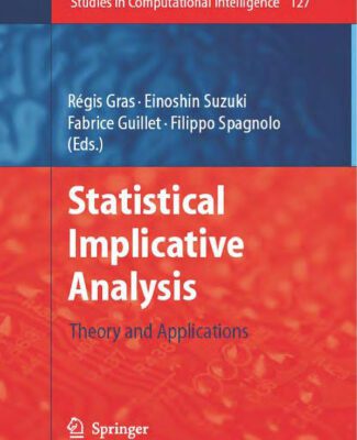 خرید و دانلود نسخه کامل کتاب Statistical Implicative Analysis: Theory and Applications