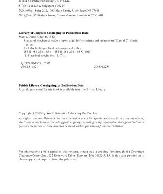 خرید و دانلود نسخه کامل کتاب Statistical mechanics made simple: a guide for students and researchers