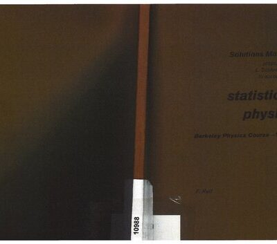 خرید و دانلود نسخه کامل کتاب Statistical Physics: Berkeley Physics Course, Solutions manual