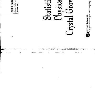 خرید و دانلود نسخه کامل کتاب Statistical physics of crystal growth