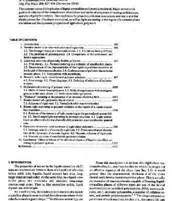 خرید و دانلود نسخه کامل کتاب Statistical physics of liquid-crystalline polymers