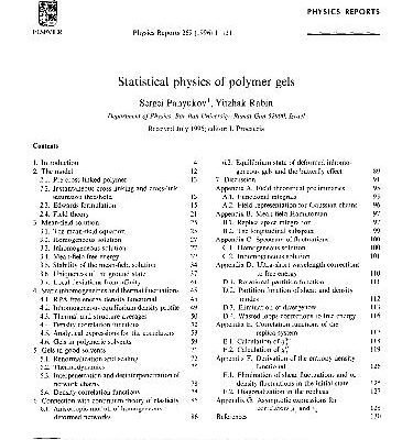 خرید و دانلود نسخه کامل کتاب Statistical physics of polymer gels
