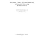 خرید و دانلود نسخه کامل کتاب Statistical physics of spin glasses and information processing