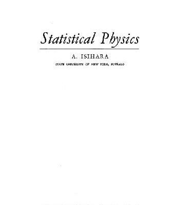 خرید و دانلود نسخه کامل کتاب Statistical physics