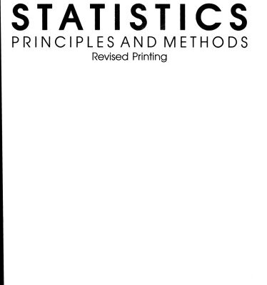 خرید و دانلود نسخه کامل کتاب Statistics: Principles and Methods (Probability & Mathematical Statistics)