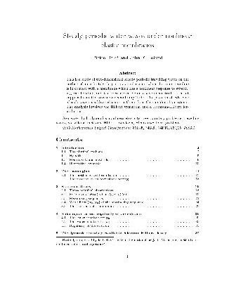 خرید و دانلود نسخه کامل کتاب Steady periodic water waves under nonlinear elastic membranes