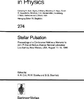 خرید و دانلود نسخه کامل کتاب Stellar Pulsation