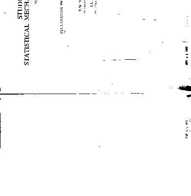 خرید و دانلود نسخه کامل کتاب Stidies in statistical mechanics,Fructuation phenomena
