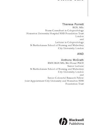 خرید و دانلود نسخه کامل کتاب Stoma Care (Essential Clinical Skills for Nurses)