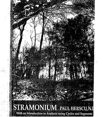 خرید و دانلود نسخه کامل کتاب Stramonium: With an Introduction to Analysis Using Cycles and Segments