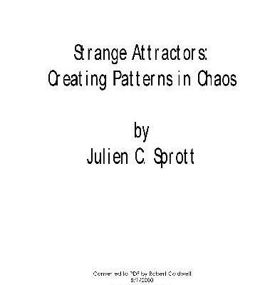 خرید و دانلود نسخه کامل کتاب Strange attractors: creating patterns in chaos
