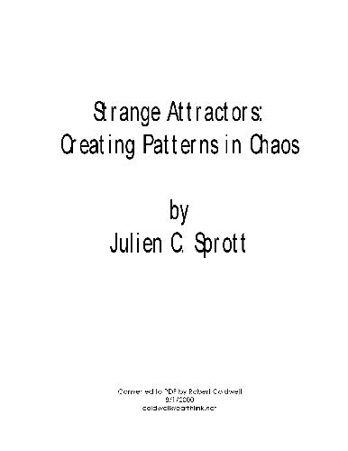 خرید و دانلود نسخه کامل کتاب Strange attractors: creating patterns in chaos_68bdbfa95cd2c.jpeg خرید و دانلود نسخه کامل کتاب Strange attractors: creating patterns in chaos