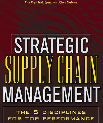 خرید و دانلود نسخه کامل کتاب Strategic Supply Chain Management