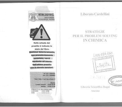 خرید و دانلود نسخه کامل کتاب Strategie per il problem solving in chimica