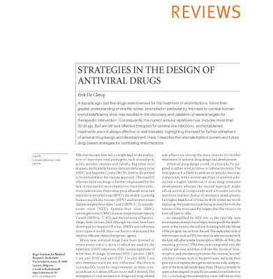 خرید و دانلود نسخه کامل کتاب STRATEGIES IN THE DESIGN OF ANTIVIRAL DRUGS