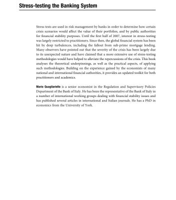 خرید و دانلود نسخه کامل کتاب Stress-testing the Banking System: Methodologies and Applications