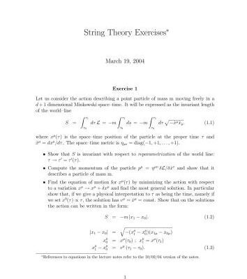 خرید و دانلود نسخه کامل کتاب String Theory Exercises