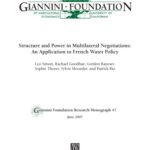 خرید و دانلود نسخه کامل کتاب Structure and Power in Multilateral Negotiations: An Application to French Water Policy