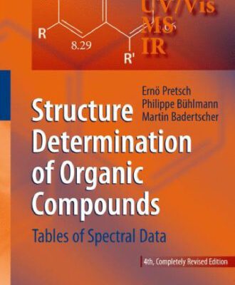 خرید و دانلود نسخه کامل کتاب Structure determination of organic compounds: tables of spectral data