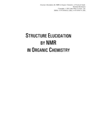 خرید و دانلود نسخه کامل کتاب Structure Elucidation by NMR in Organic Chemistry_68be779929285.jpeg خرید و دانلود نسخه کامل کتاب Structure Elucidation by NMR in Organic Chemistry