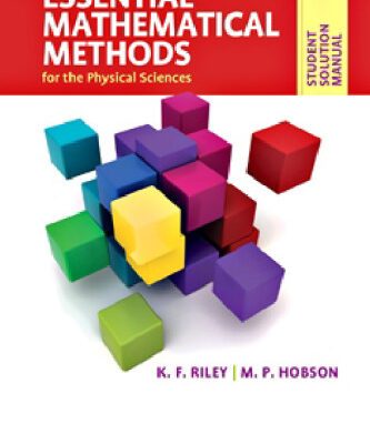 خرید و دانلود نسخه کامل کتاب Student Solution Manual for Essential Mathematical Methods for the Physical Sciences