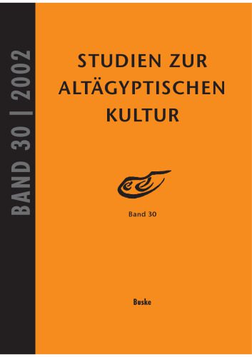 خرید و دانلود نسخه کامل کتاب Studien zur Altägyptischen Kultur_68c25c99c932a.jpeg خرید و دانلود نسخه کامل کتاب Studien zur Altägyptischen Kultur