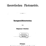 خرید و دانلود نسخه کامل کتاب Studien zur theoretischen Photometrie
