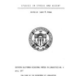 خرید و دانلود نسخه کامل کتاب Studies in Stress and Accent (Southern California Occasional Papers in Linguistics 4)