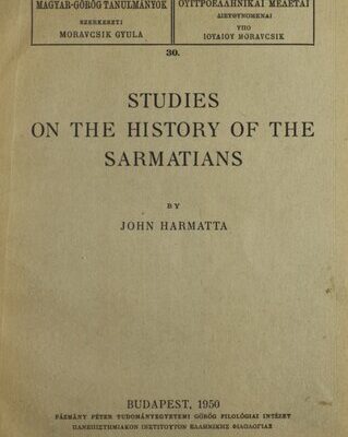 خرید و دانلود نسخه کامل کتاب Studies on the History of the Sarmatians