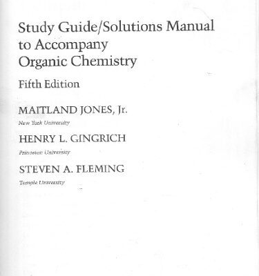 خرید و دانلود نسخه کامل کتاب Study Guide and Solutions Manual: for Organic Chemistry