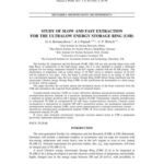 خرید و دانلود نسخه کامل کتاب Study of Slow and Fast Extraction for the Ultralow Energy Storage Ring (USR)