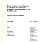 خرید و دانلود نسخه کامل کتاب Study on Hazardous Substances in Electrical and Electronic Equipment, Not Regulated by the RoHS Directive. Final Report