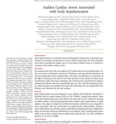خرید و دانلود نسخه کامل کتاب Sudden Cardiac Arrest Associated with Early Repolarization
