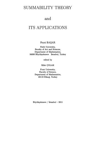 خرید و دانلود نسخه کامل کتاب Summability theory and its applications_68b55a0ada8b3.jpeg خرید و دانلود نسخه کامل کتاب Summability theory and its applications